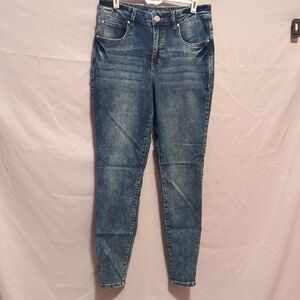 Maurices Women's Dark Blue Stretch Skinny Jeans